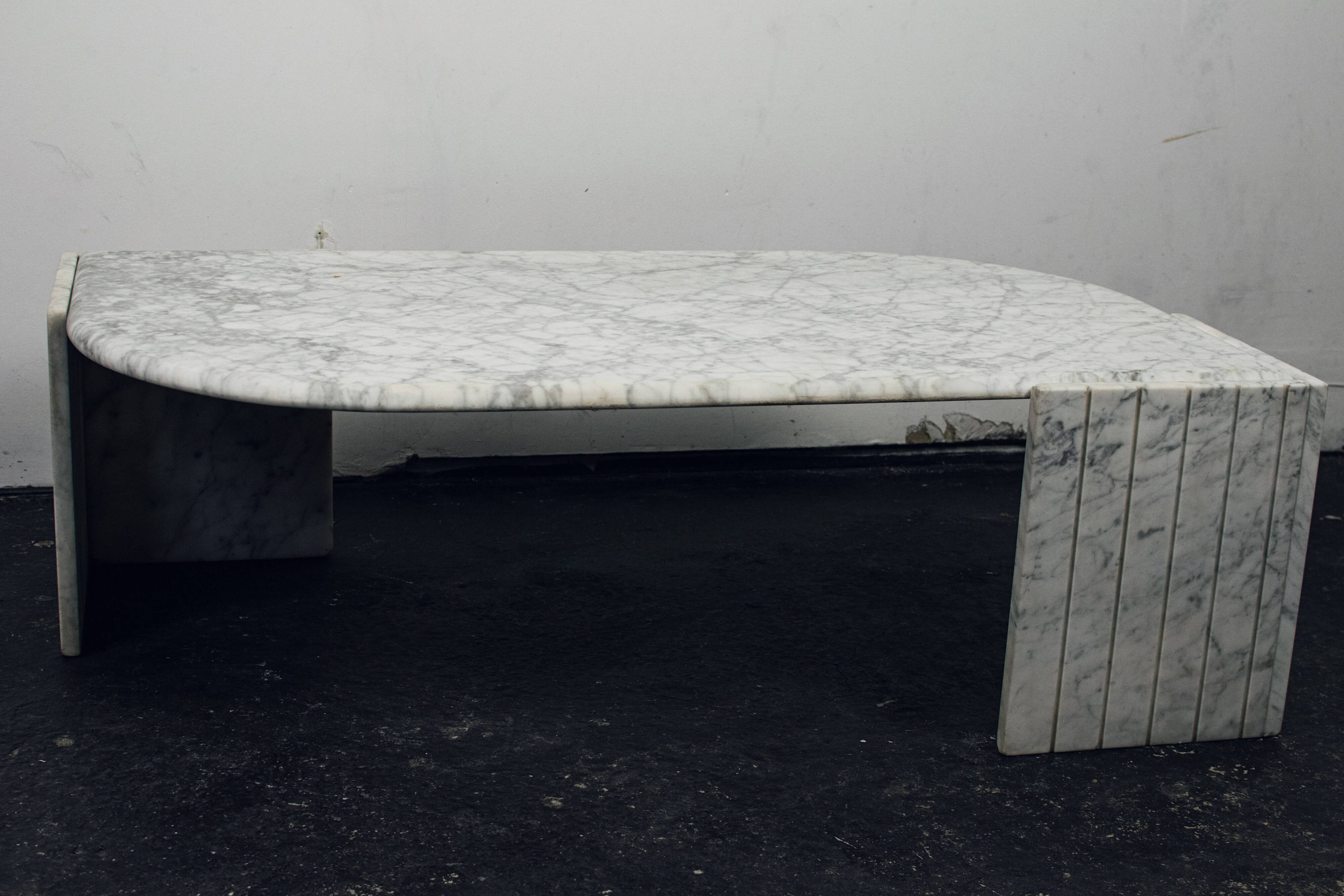Marble coffee table by Roche Bobois, 1970