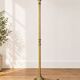 Lampadaire vintage en laiton doré – style néoclassique – torchière