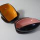 4 vintage ceramic bowls with free-form design