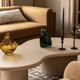 Customizable Handmade Sculptural Plaster Coffee Table, Organic shape, O150