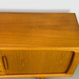 Danish Teak Sideboard with Tambour Doors from CFC Silkeborg, 1970s