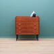 Coiffeuse en teck, design scandinave, années 1960, fabriquée par SW Finland