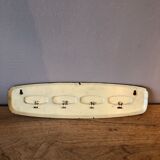 Vintage patère in enamelled sheet metal