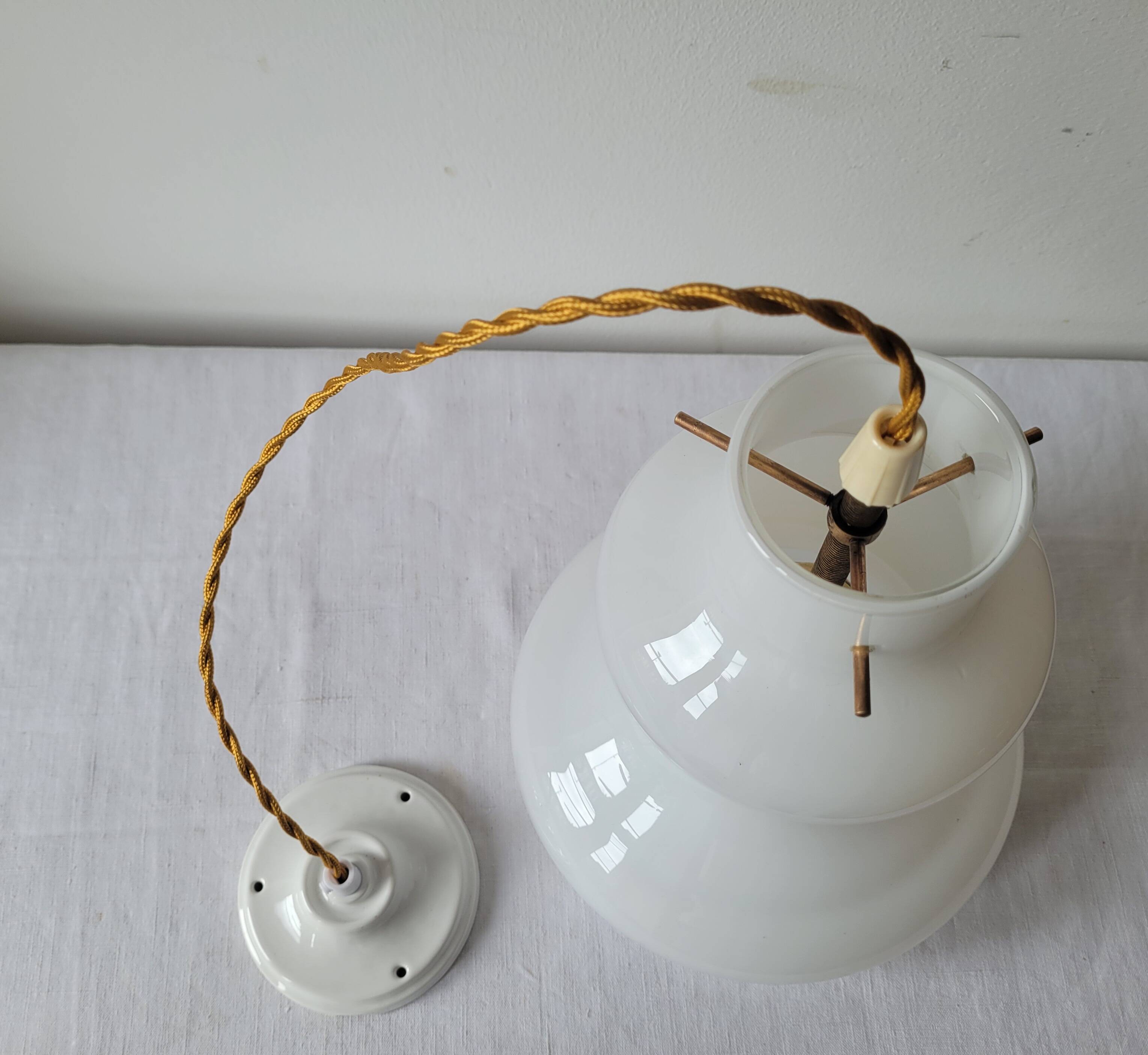 Targetti Sankey opaline pendant light