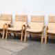 Vintage Danish lounge chairs by Skalma, set of 4.
