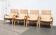 Vintage Danish lounge chairs by Skalma, set of 4.
