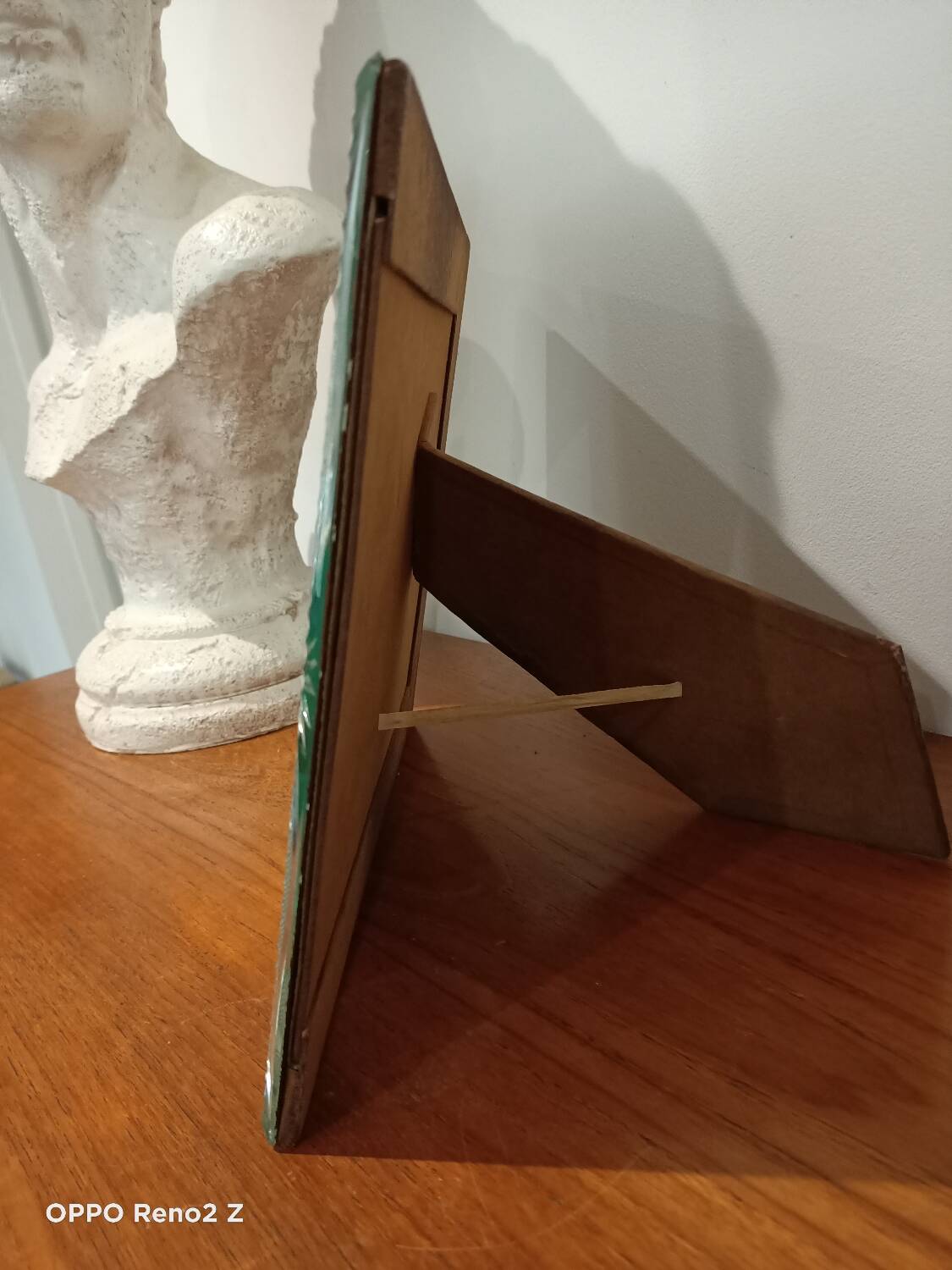 Large chiseled mirror photo frame
