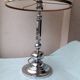 Lamp 70 in chrome metal
