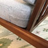 Danish midcentury teak easy chair by Arne Vodder