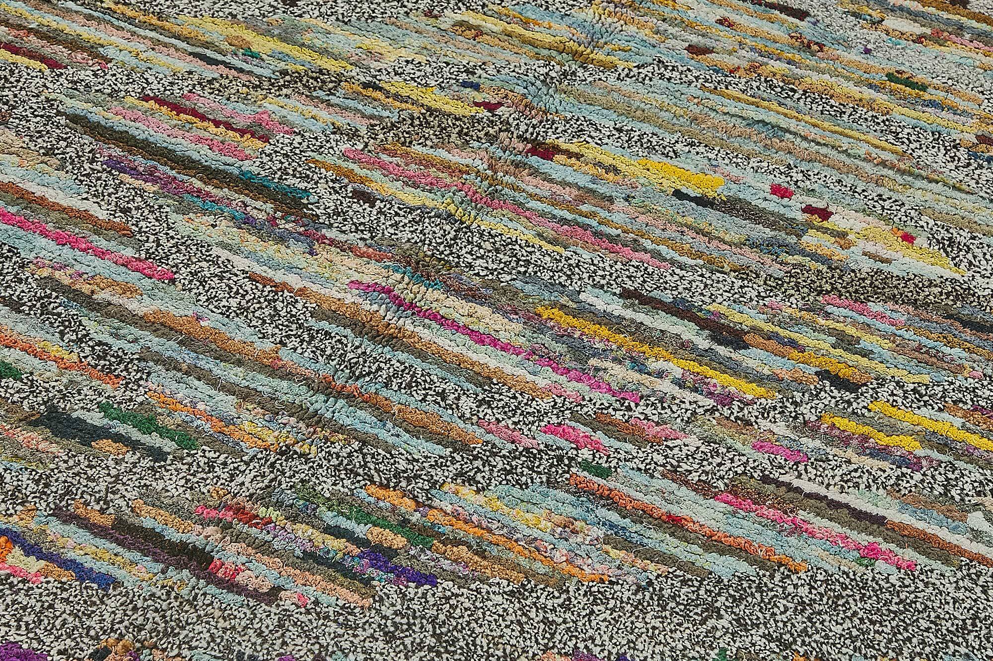 Handwoven Turkish Recycled Boho Rug 175 cm x 251 cm