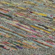 Tapis boho recyclé turc fait main 175 cm x 251 cm