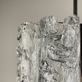 Vintage Ice Murano Chandelier by AV Mazzega, Italy, 1970s