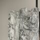 Vintage Ice Murano Chandelier by AV Mazzega, Italy, 1970s