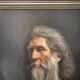 Oil on canvas portrait of a man with a beard xxth by aimé 1999