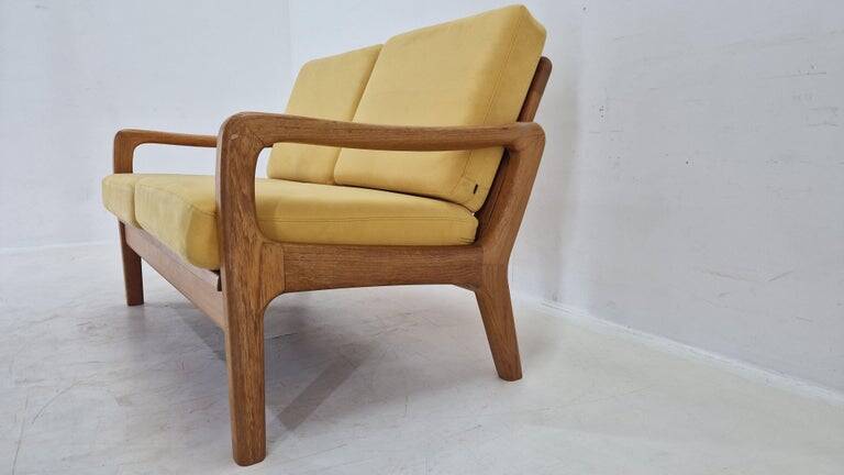 Midcentury 2 seater Teak Sofa by Juul Kristensen, Denmark, 1970s