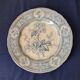 Assiettes en faïence anglaise. 19ème.  Grosvenor China