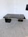 "Rizzo" lacquered and brass coffee-bar table from the 1970s.