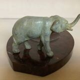 Marble elephant ashtray/trinket tray
