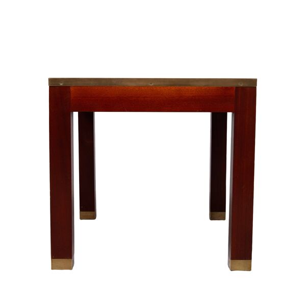 Table basse carte du monde Maison Jansen années 1970 France