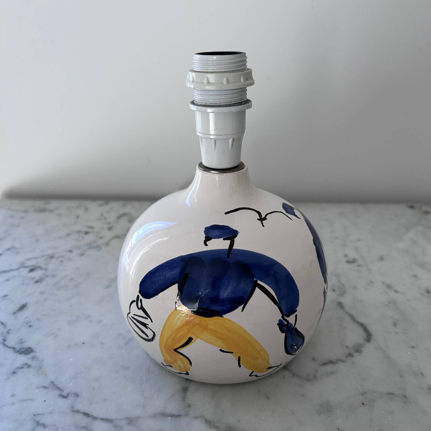 Pair of nautical-themed lamp bases