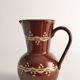 Brown Ceramic Pitcher or Vase by Andersson & Johansson, Höganäs, Sweden, 1920s