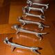 Set of 6 animal-shaped silver-plated knife rests