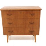 Commode scandinave en teck, Suède, 1950