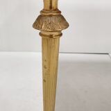 Table basse néo-classique en onyx et laiton 1970