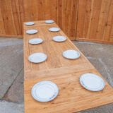 Table de ferme avec rallonges