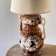 Lamp ceramic fat lava double lighting 70s