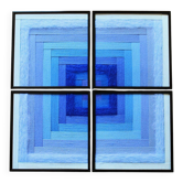 Woven fabric Polar Sky – "Mosaics" Collection