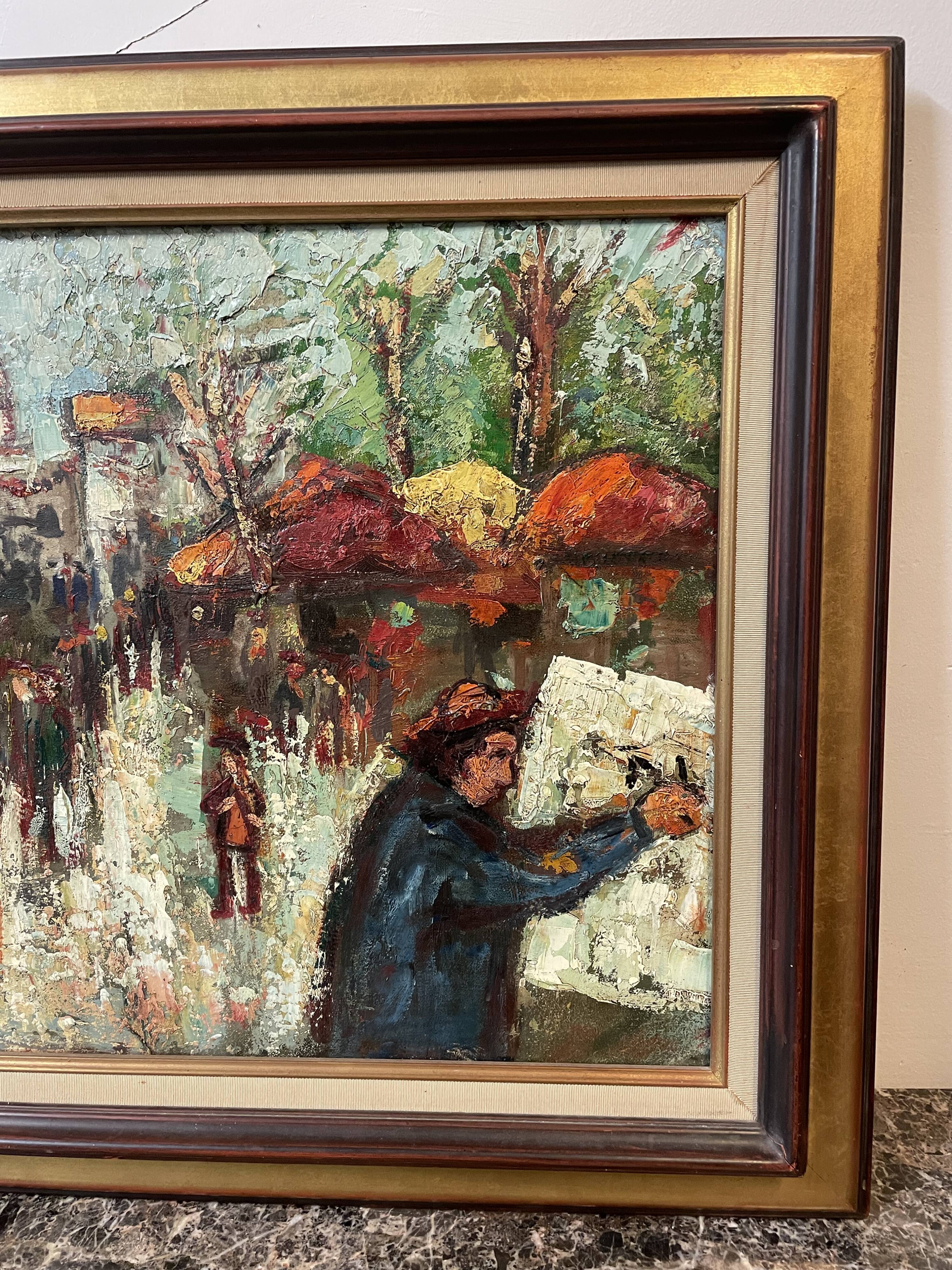 Henry Maurice D'Anty "Snow in Montmartre"