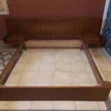 Scandinavian teak bed