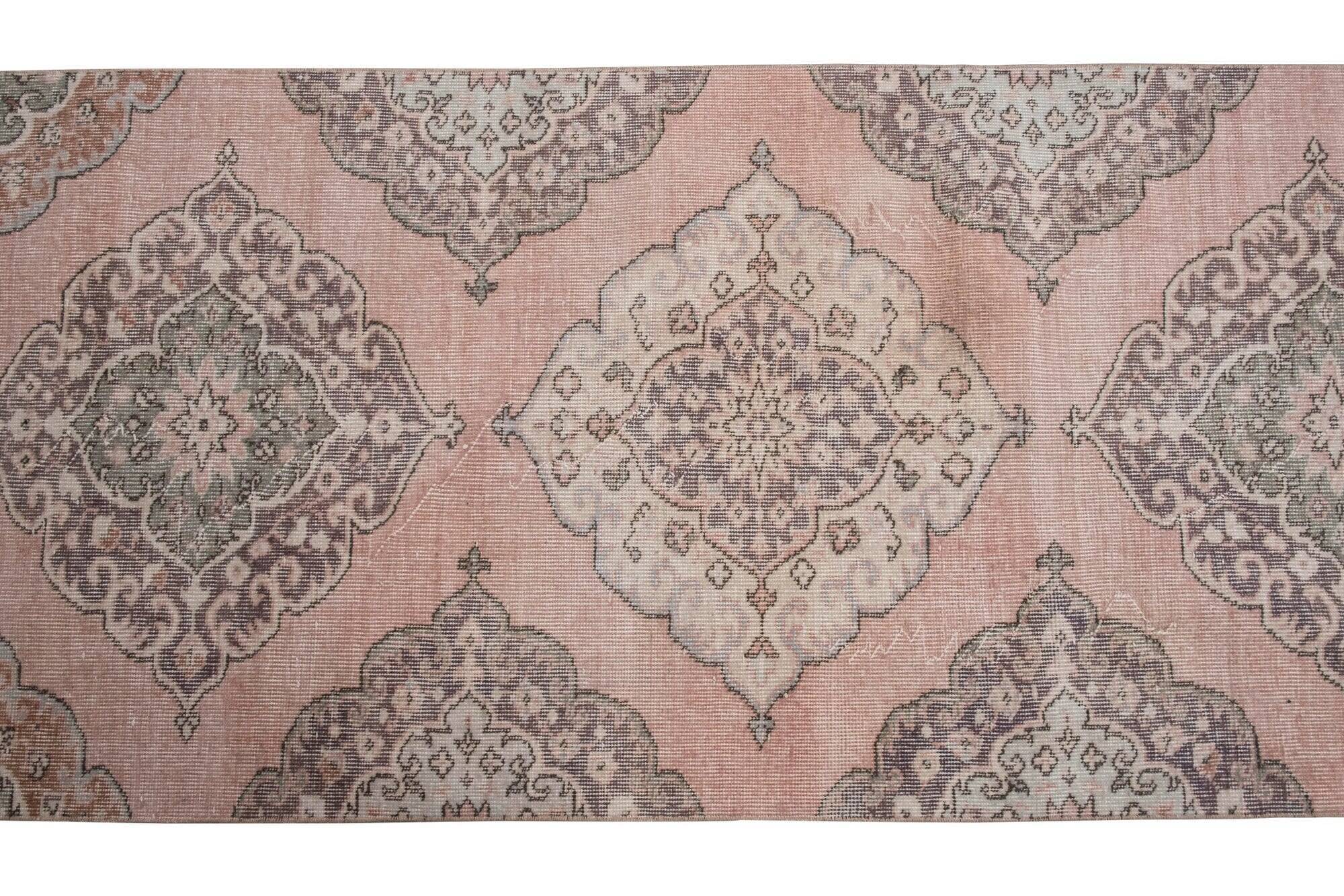 Vintage Turkish hallway rug 87x690 cm