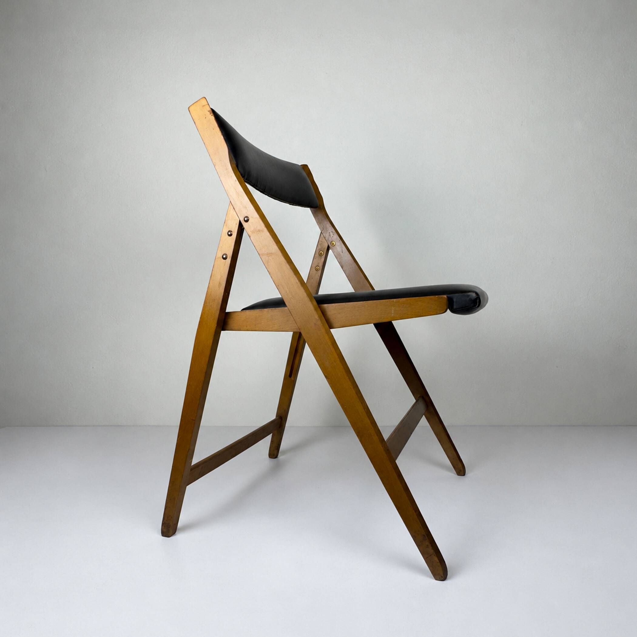 1970s Vintage folding chairs Eden by Gio Ponti for Stol Kamnik, Set of 6