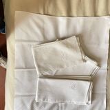 Set of MR monogrammed towels