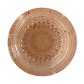 Cendrier en verre rose