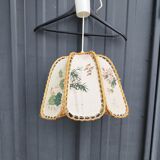 Suspension lampshade fabric vintage japanese pattern