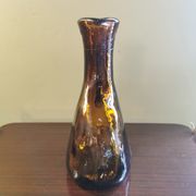 Vintage amber glass pitcher