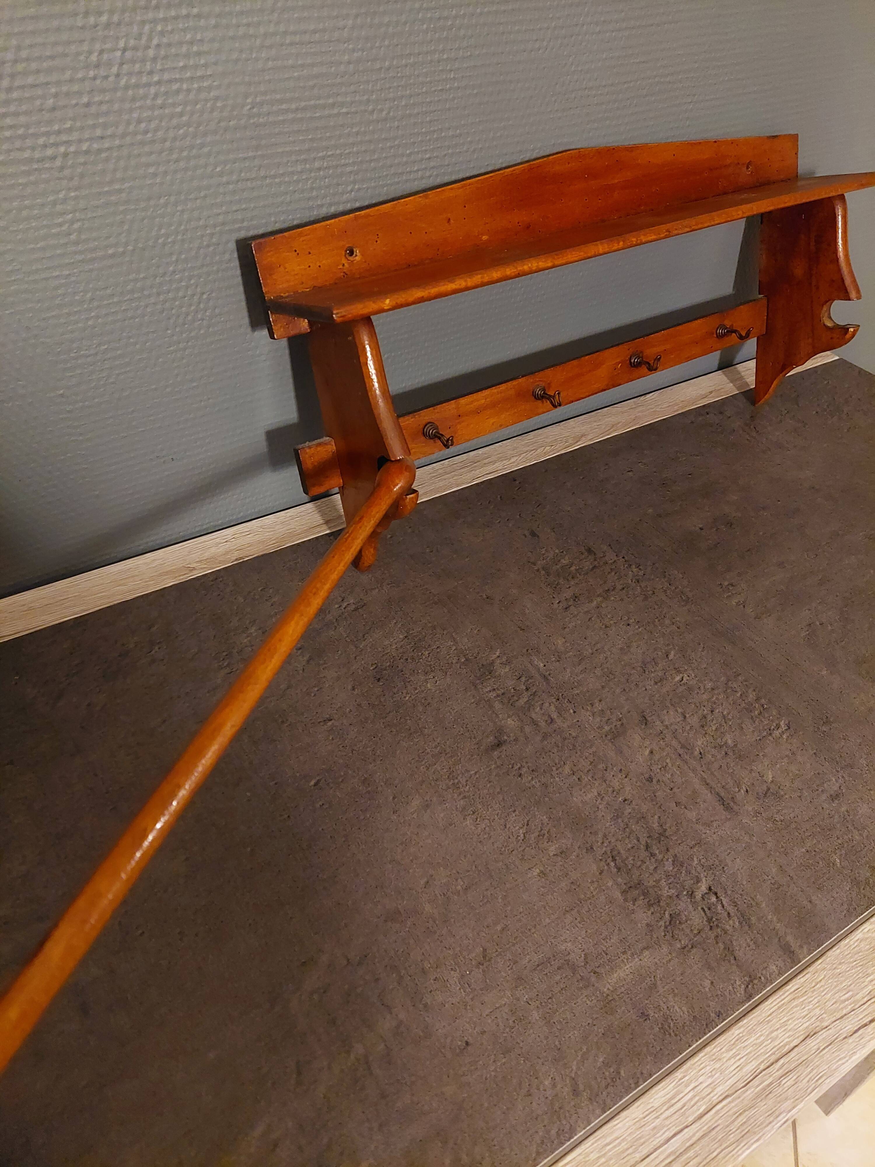 Vintage wooden tea towel holder