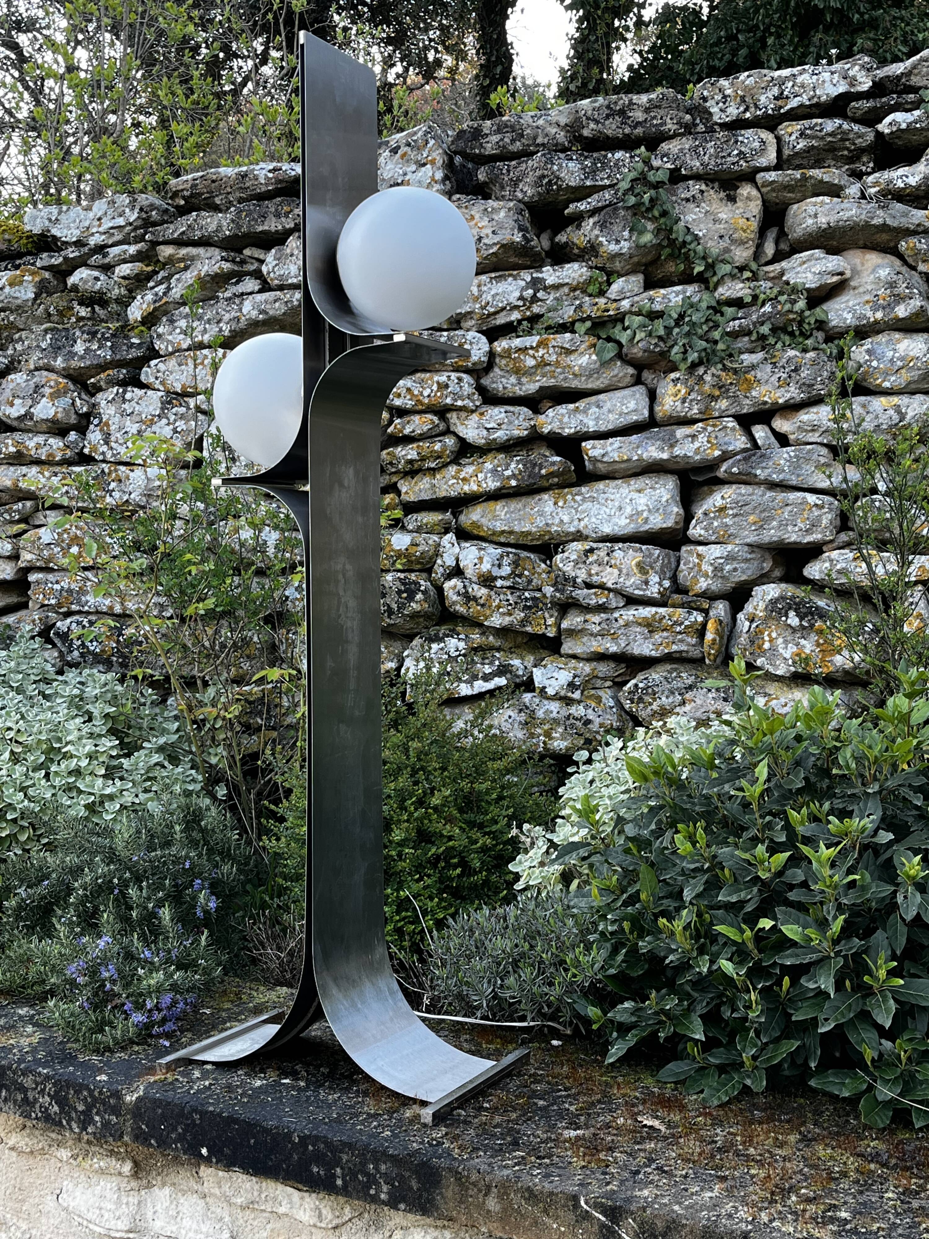Brutalist floor lamp