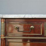Commode à grattoir style Louis XVI acajou époque XVIIIème