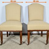 Pair of Cuban Mahogany Chairs, Restoration Period – Early 19th Century