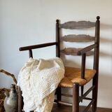 Antique 19th-century country armchair