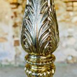 Lampadaire laiton vintage, tripode circa 1960s