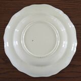Ancienne Assiette Creuse Coq en Faïence Peinte Main