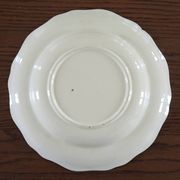Old Hand Painted Earthenware Rooster Deep Plate