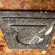 Cendrier Art-Deco en Marbre Gris Anthracite