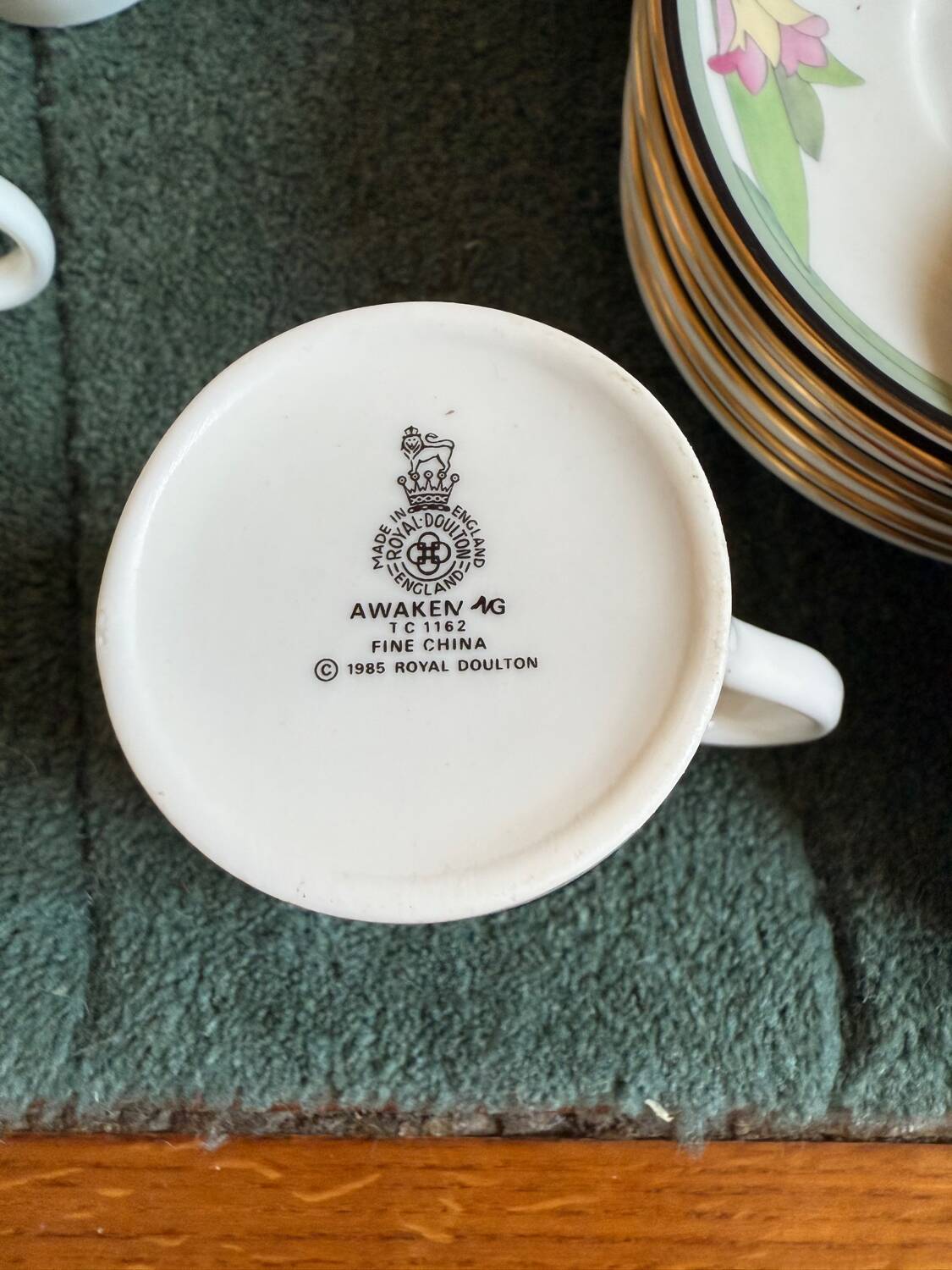 Royal Doulton Cup and Saucer Service