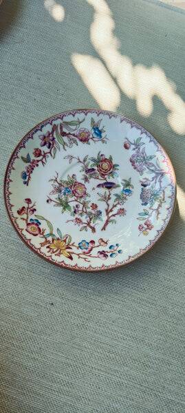 Tasse et soucoupe Sarreguemines Minton